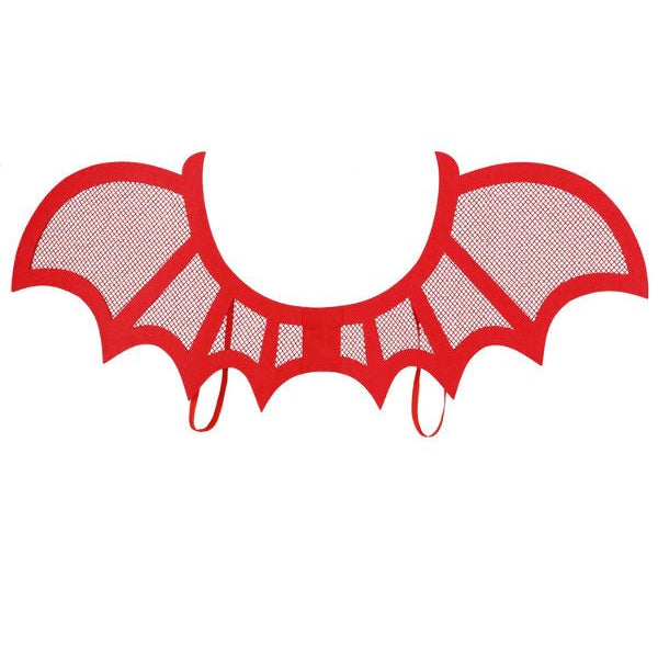 Red Mesh Devil Wings - Adult Weekender