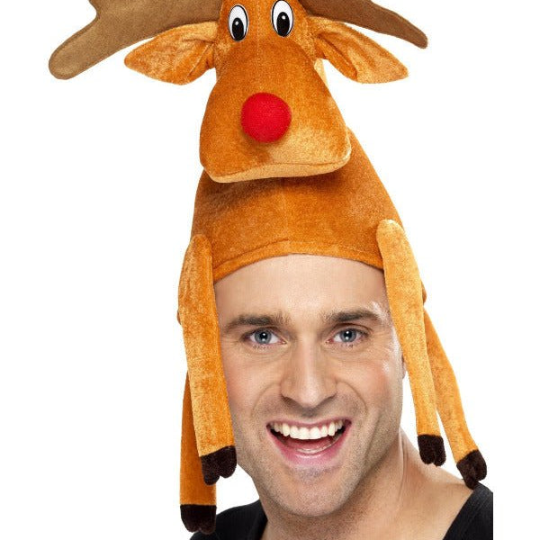 Reindeer Hat, Brown - Adult Weekender