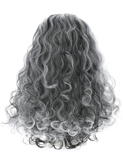 Renaissance Vamp Wig, Black &amp; White - Adult Weekender