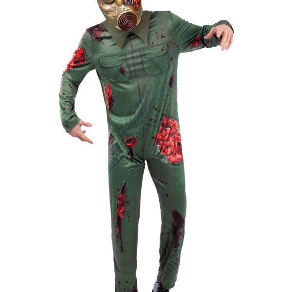 Revenge Killer Gas Mask Zombie Costume - Adult Weekender