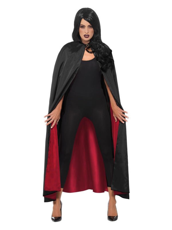 Reversible Cape, Red &amp; Black - Adult Weekender