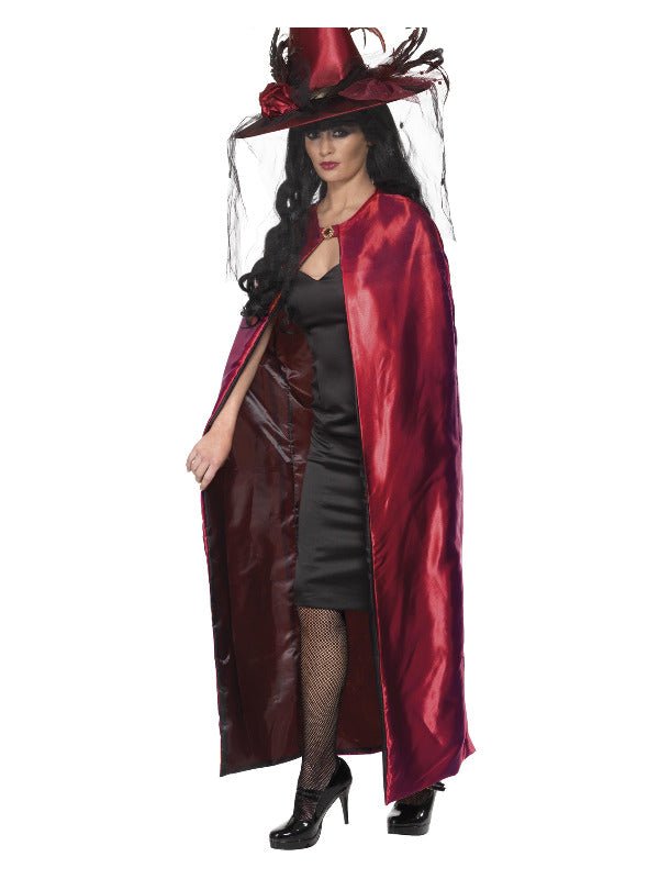 Reversible Cape, Red &amp; Black - Adult Weekender