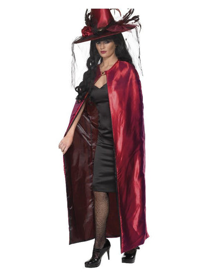 Reversible Cape, Red &amp; Black - Adult Weekender
