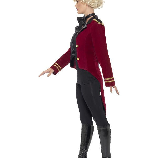 Ringmaster Costume, Red - Adult Weekender