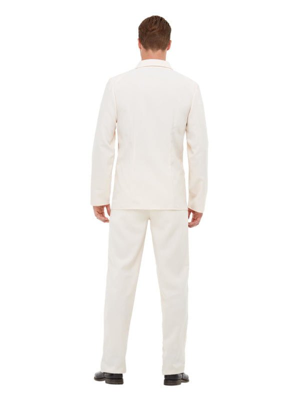 Roaring 20s Gent Costume, White - Adult Weekender