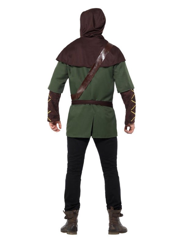 Robin Hood Costume, Green &amp; Brown - Adult Weekender