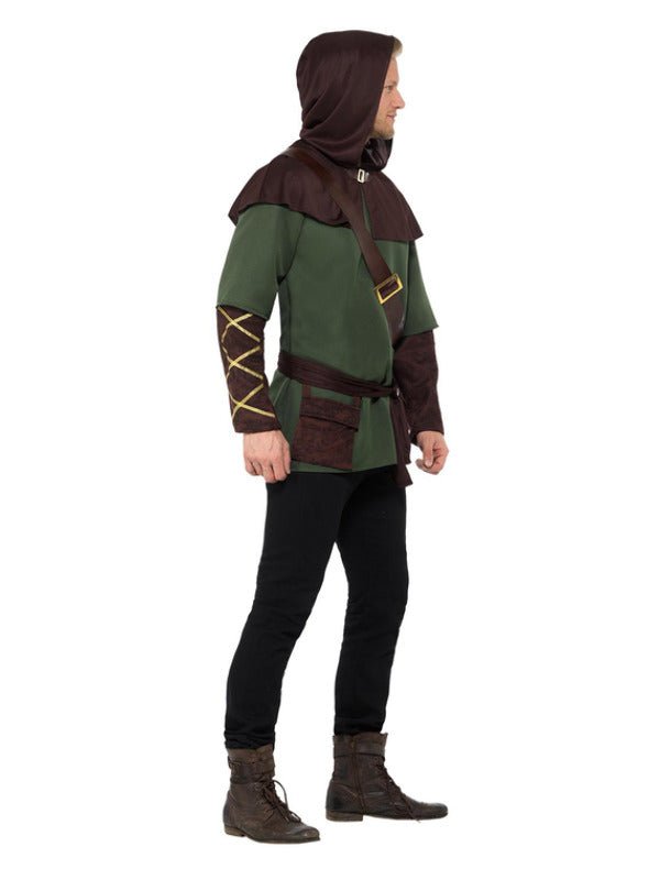 Robin Hood Costume, Green &amp; Brown - Adult Weekender