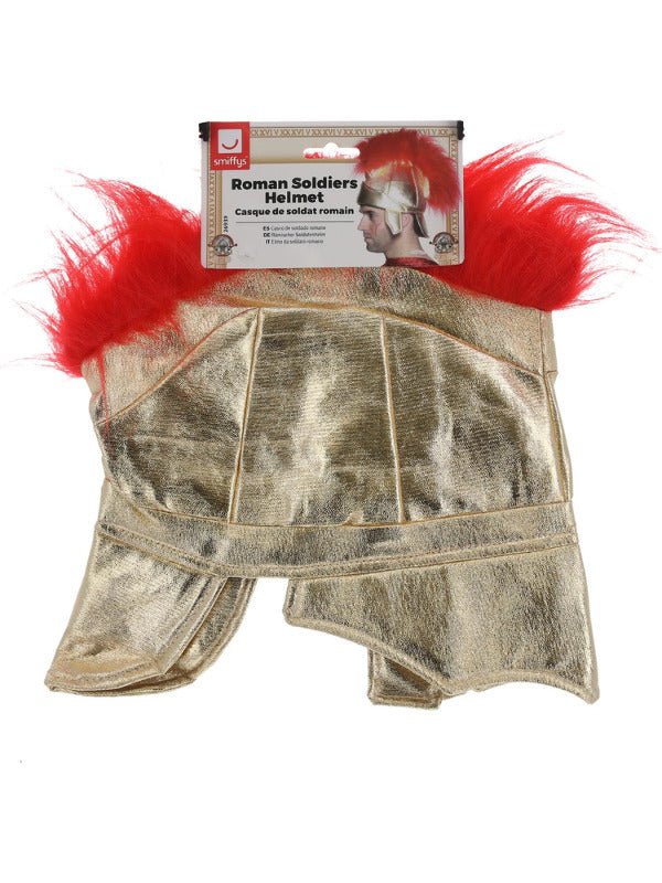 Roman Soldiers Helmet, Gold - Adult Weekender