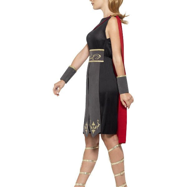 Roman Warrior Costume, Black - Adult Weekender