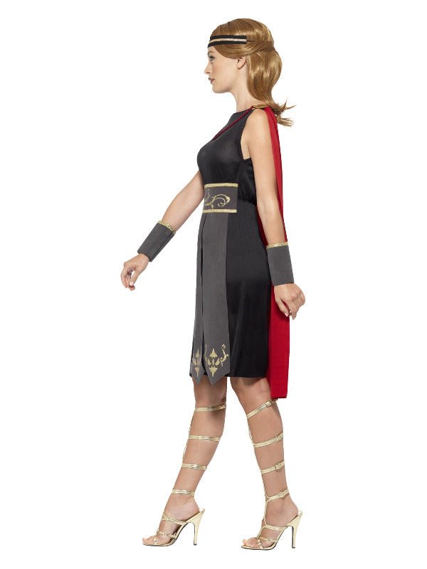 Roman Warrior Costume, Black - Adult Weekender