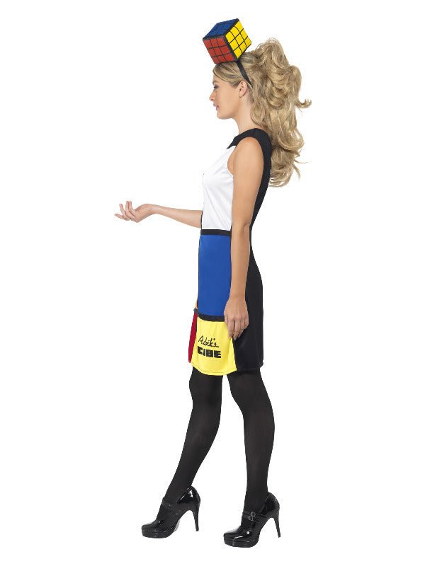 Rubik's Cube Costume, Multi - Coloured - Adult Weekender