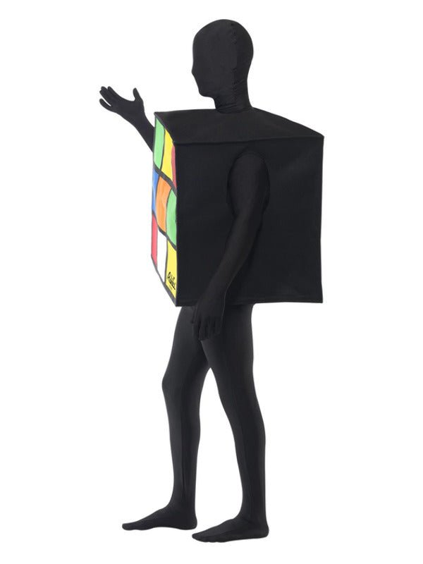 Rubik's Cube Unisex Costume, Multi - Coloured - Adult Weekender