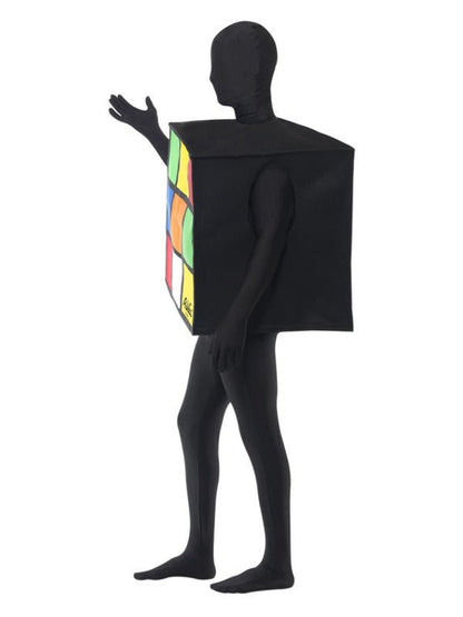 Rubik's Cube Unisex Costume, Multi - Coloured - Adult Weekender