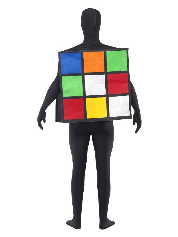 Rubik's Cube Unisex Costume, Multi - Coloured - Adult Weekender