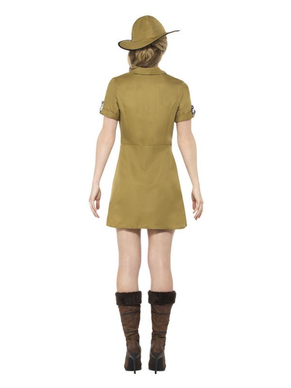 Safari Lady Costume, Brown - Adult Weekender