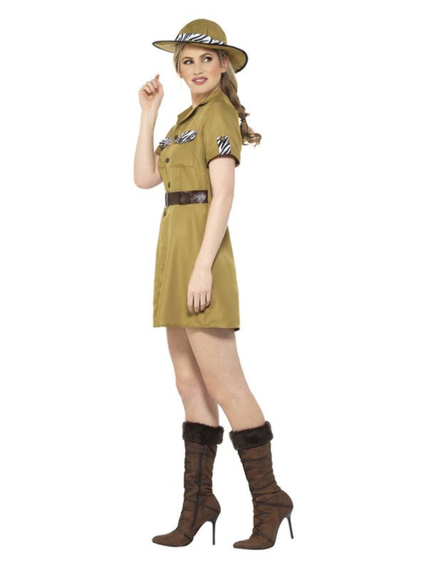Safari Lady Costume, Brown - Adult Weekender