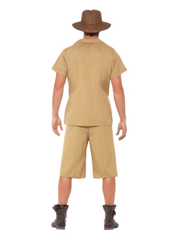 Safari Man Costume, Brown - Adult Weekender