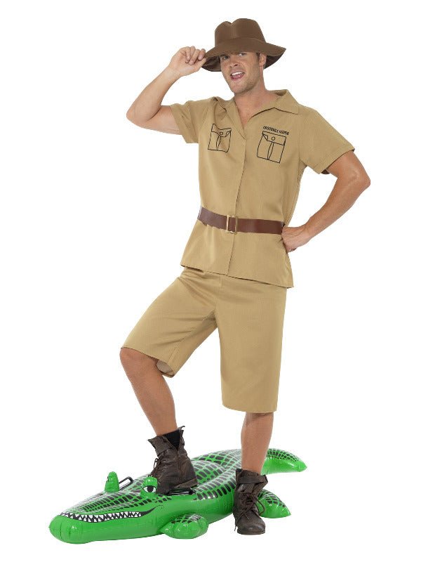Safari Man Costume, Brown - Adult Weekender