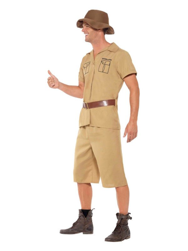 Safari Man Costume, Brown - Adult Weekender