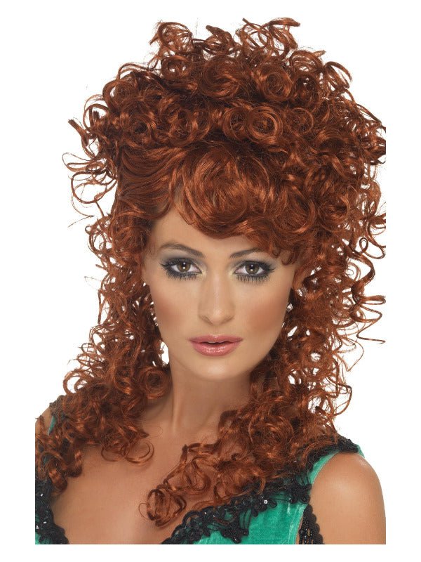 Saloon Girl Wig, Auburn - Adult Weekender