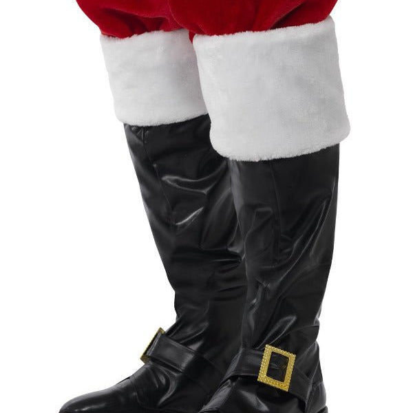 Santa Boot Covers, Black - Adult Weekender