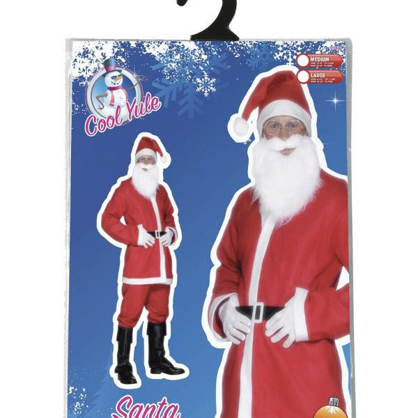 Santa Suit Costume, Red - Adult Weekender