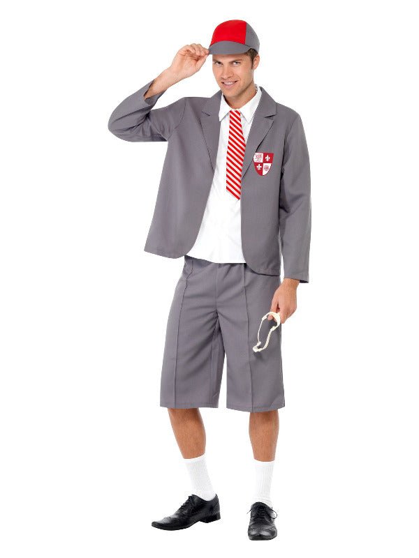 Schoolboy Costume, Grey - Adult Weekender