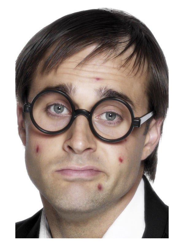 Schoolboy Specs, Black - Adult Weekender