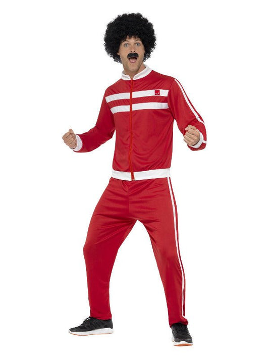 Scouser Tracksuit, Red &amp; White - Adult Weekender