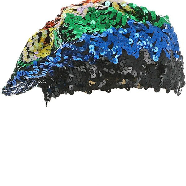 Sequin Beret, Rainbow - Adult Weekender