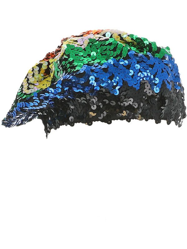 Sequin Beret, Rainbow - Adult Weekender