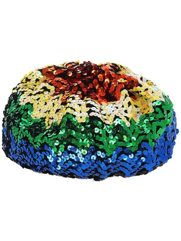 Sequin Beret, Rainbow - Adult Weekender