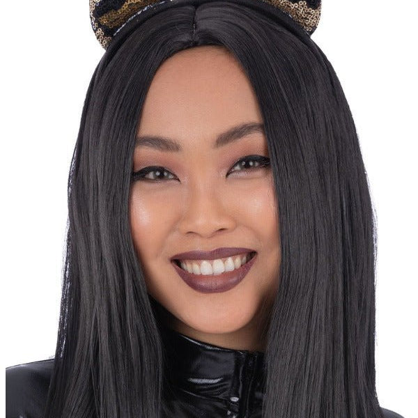 Sequin Leopard Cat Ear Headband - Adult Weekender