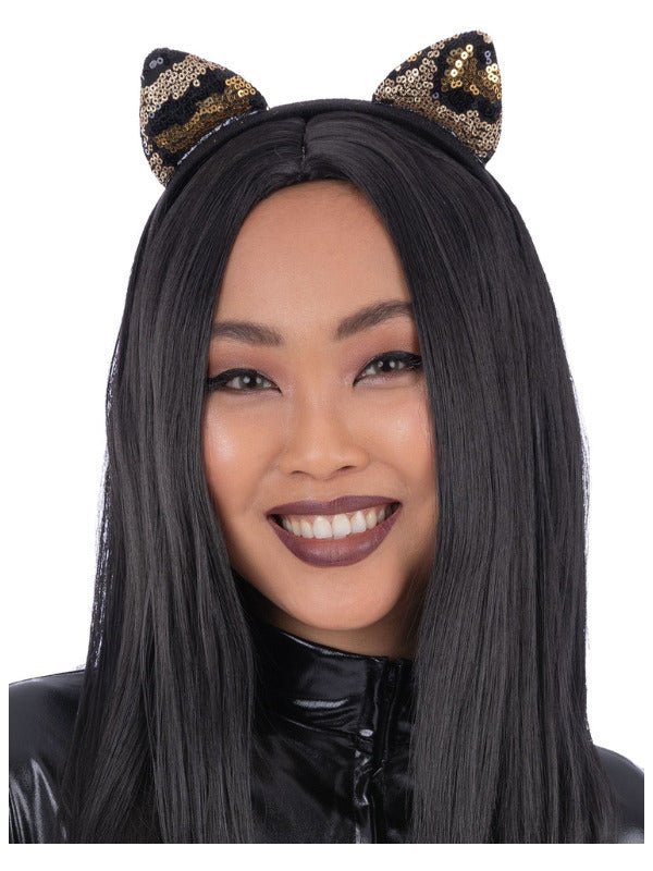 Sequin Leopard Cat Ear Headband - Adult Weekender