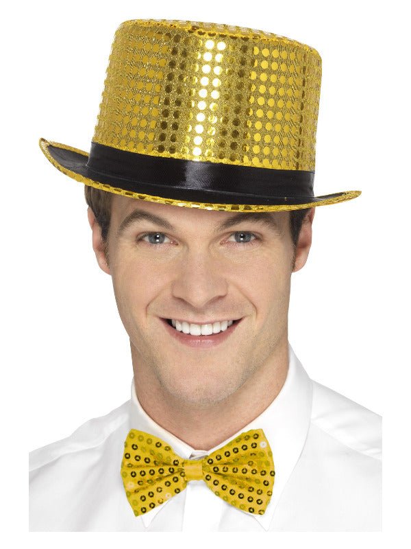 Sequin Top Hat, Gold - Adult Weekender