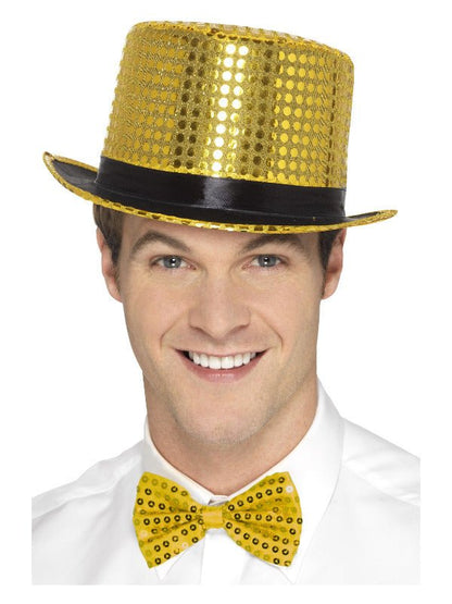 Sequin Top Hat, Gold - Adult Weekender