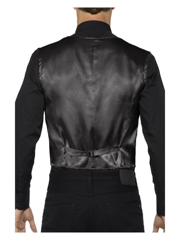 Sequin Waistcoat, Black - Adult Weekender