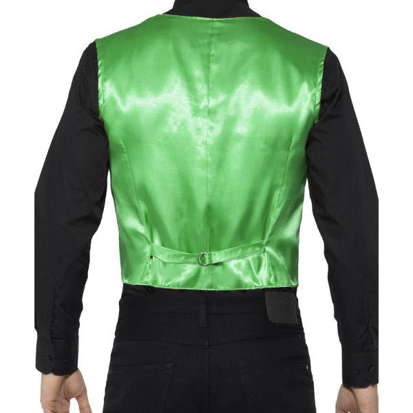 Sequin Waistcoat, Green - Adult Weekender
