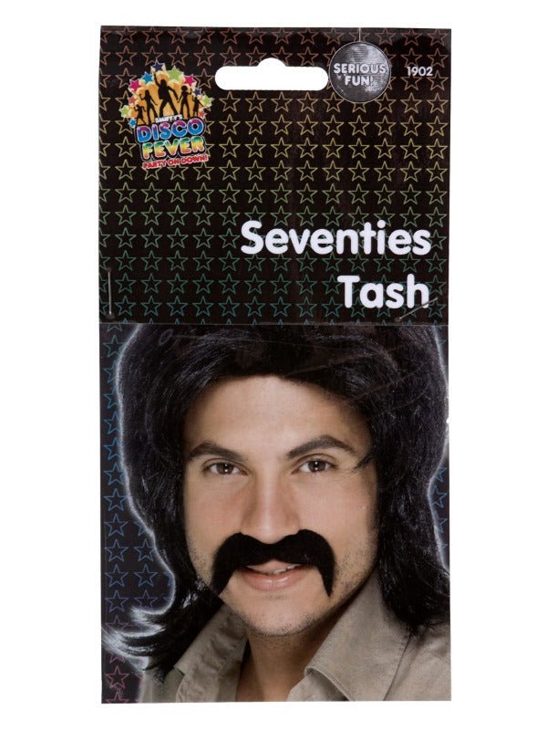 Seventies Tash, Black - Adult Weekender