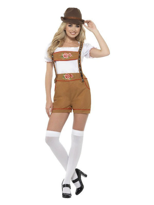 Sexy Bavarian Beer Girl Costume, Brown - Adult Weekender
