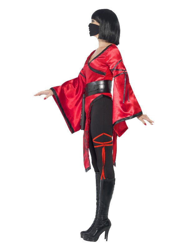 Shadow Warrior Costume, Red - Adult Weekender