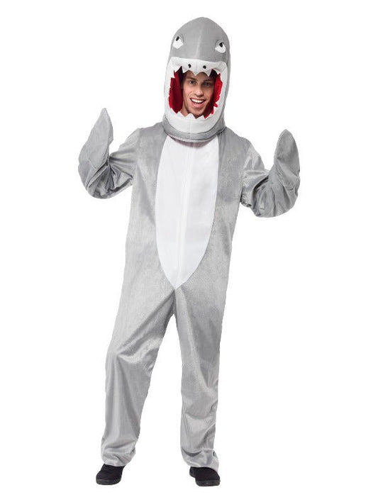 Shark Costume, Grey - Adult Weekender