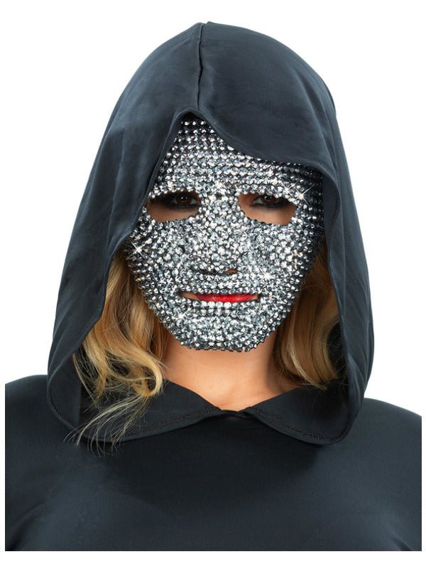Silver Jewelled Robot Mask - Adult Weekender