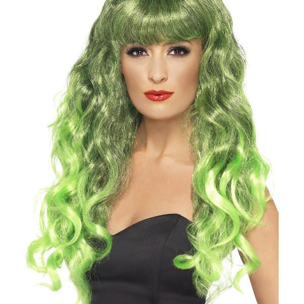 Siren Wig, Green - Adult Weekender