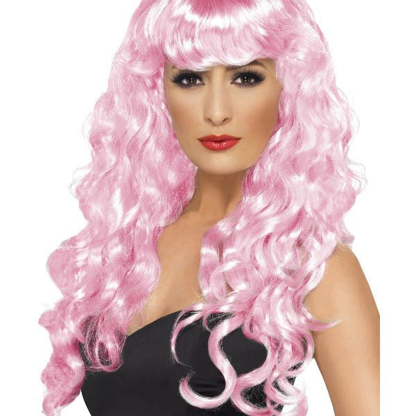 Siren Wig, Pink - Adult Weekender