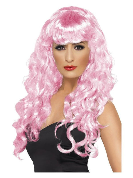 Siren Wig, Pink - Adult Weekender