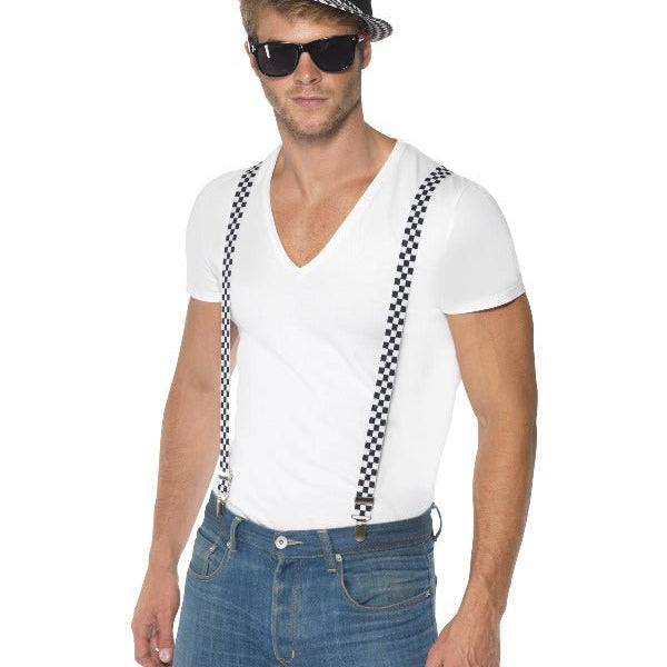 Ska Two Tone Instant Kit, Black & White - Adult Weekender