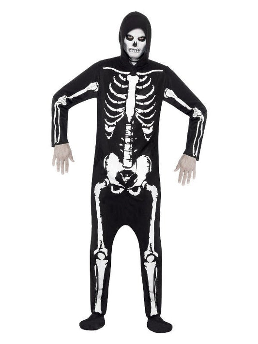 Skeleton Costume, Black - Adult Weekender