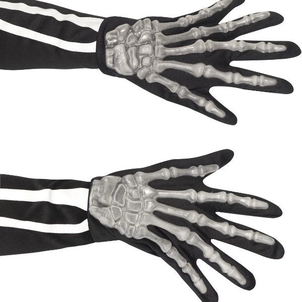 Skeleton Gloves, Adult, Black - Adult Weekender