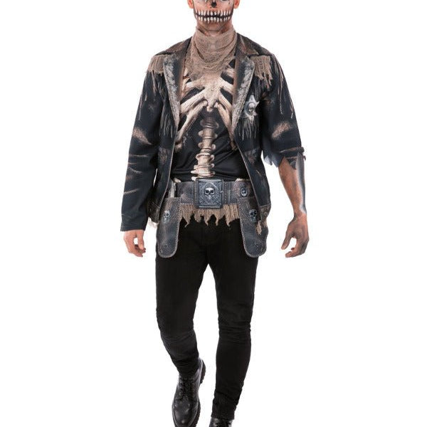 Skeleton Outlaw Costume - Adult Weekender